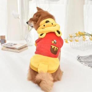 Manteau chien Winnie l'ourson pour Halloween