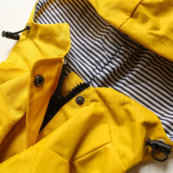 Manteau imperméable jaune pour chien – Image 6