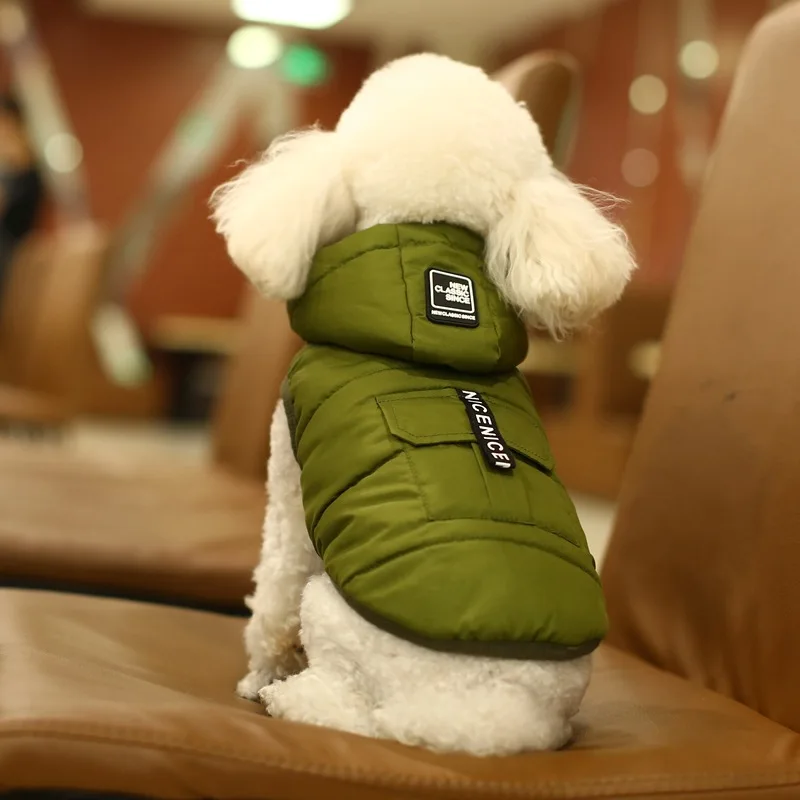 Manteau imperméable d'hiver pour petit chien et chiot
