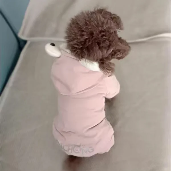 Manteau chaud d'hiver avec patte pour petit chien – Image 2