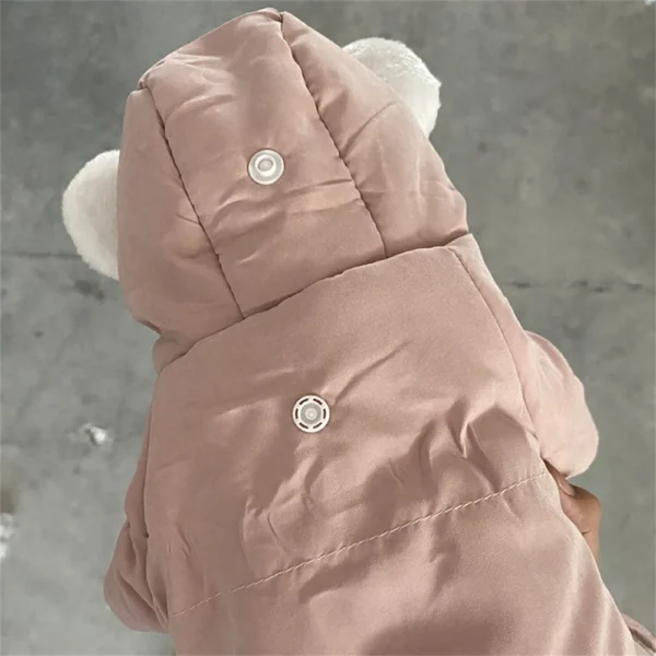 Manteau chaud d'hiver avec patte pour petit chien – Image 4